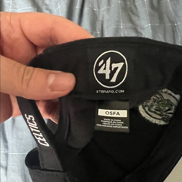 47 Brand Black Boston Celtics Hat - Picture 4 of 4